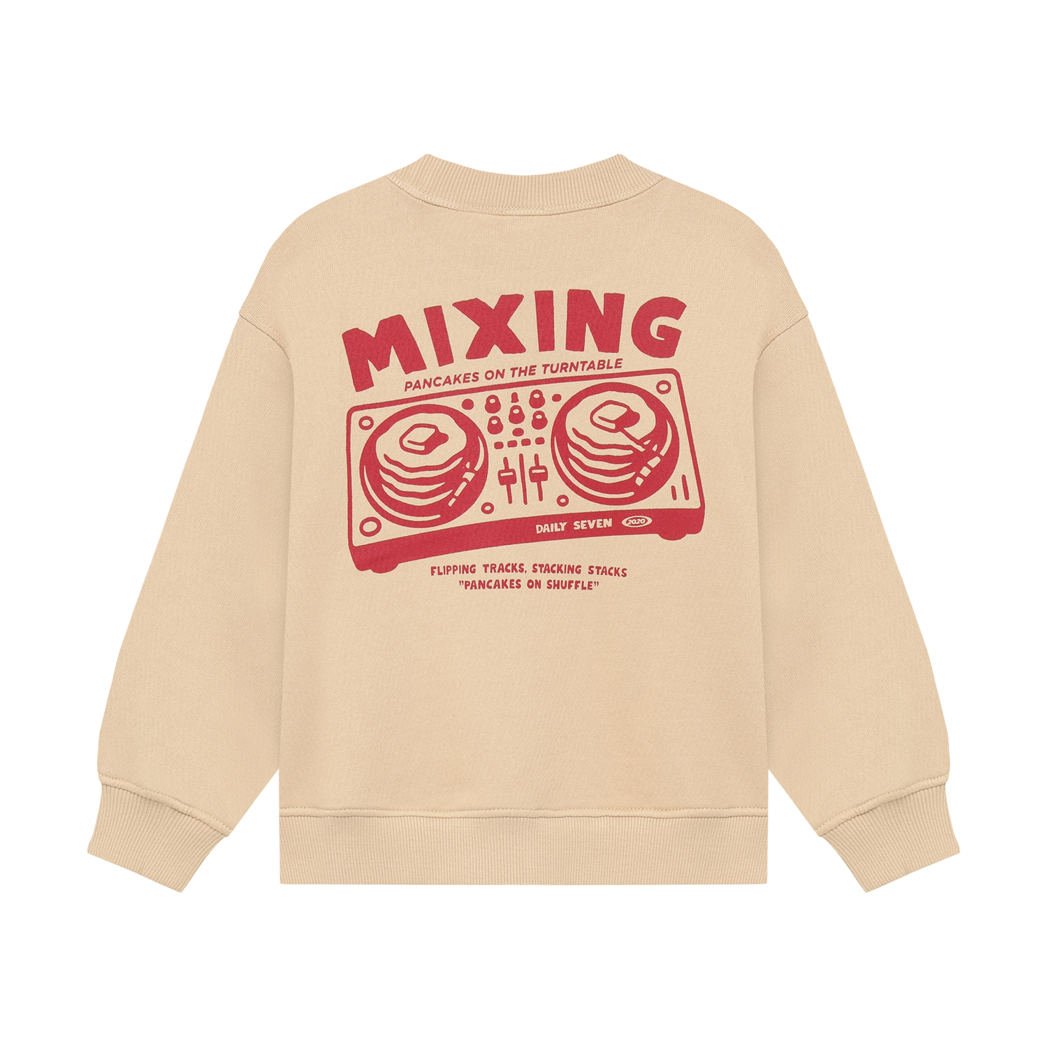 Daily Seven Boy Sweater Oversized Backprint ginger