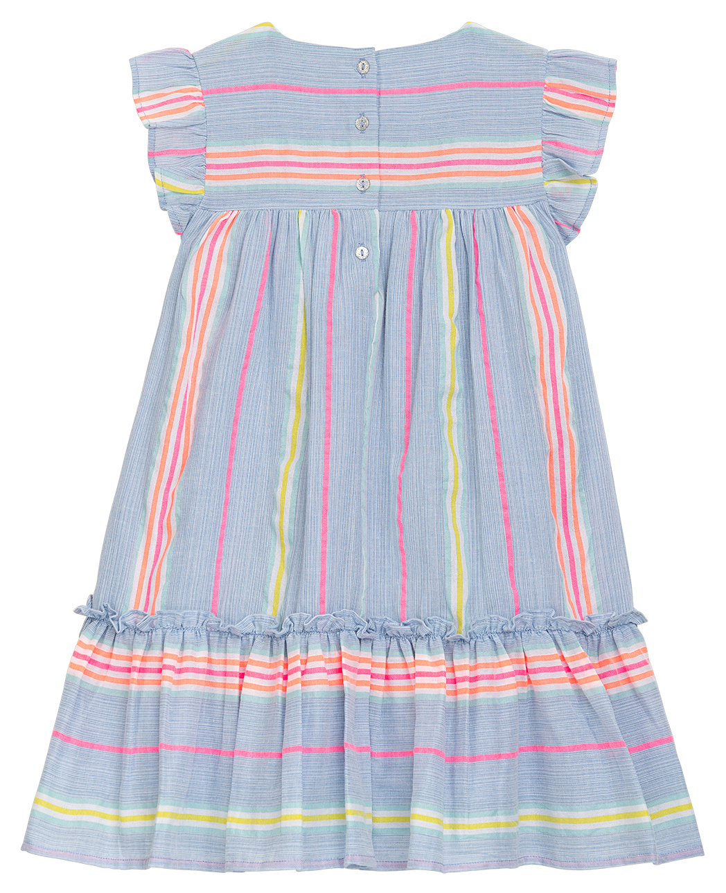 Danamade Kleid Pompoms denim blue