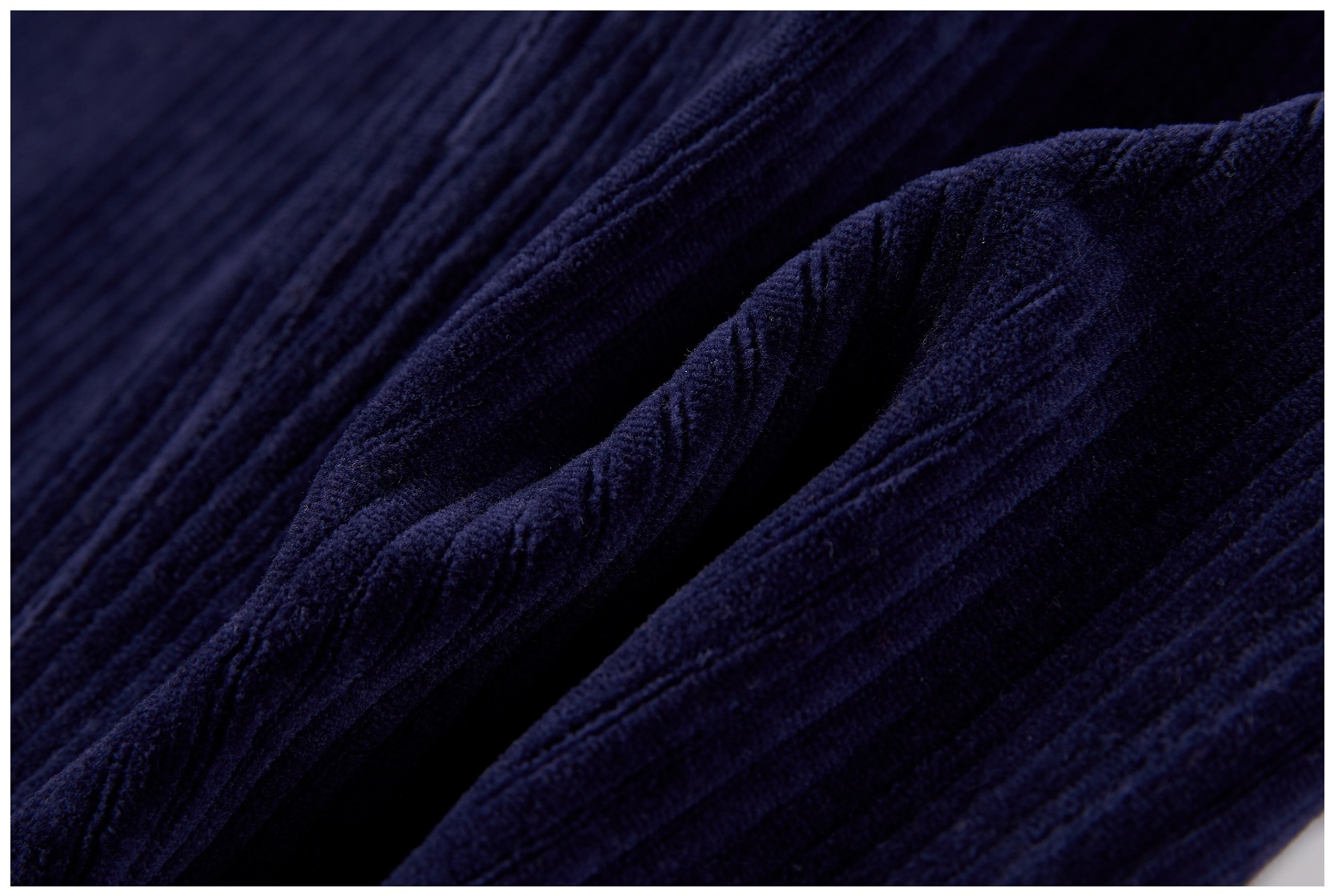 Someone Girl Samtcordhose navy