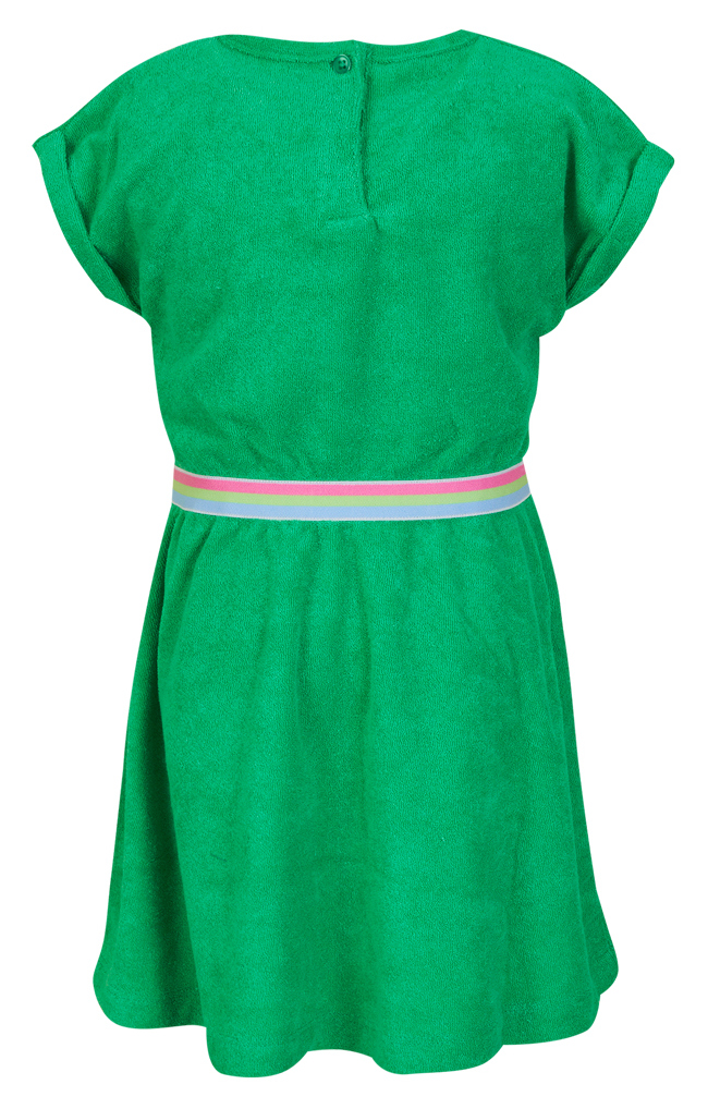 Someone Girl Kleid Kurzarm Frottee Bright Green