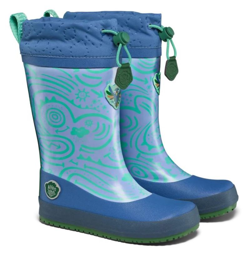 Affenzahn Gummistiefel Gefüttert Vegan Puddly Paradiesvogel