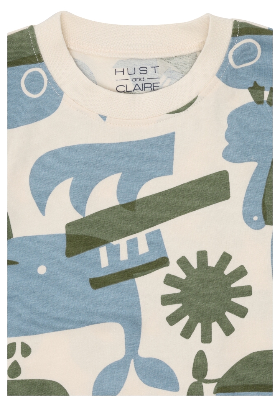 Hust & Claire Boy T-Shirt Oceanlife Sandshell