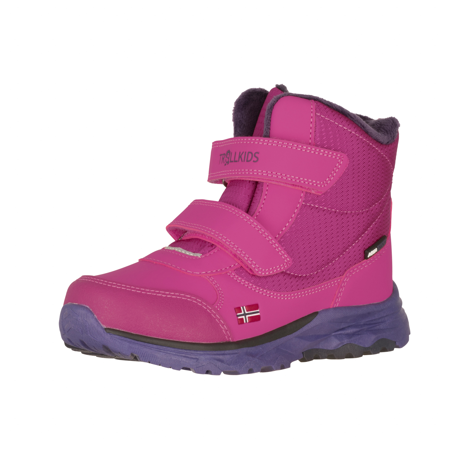 Trollkids Hafjell Winter Boots Dark Pink