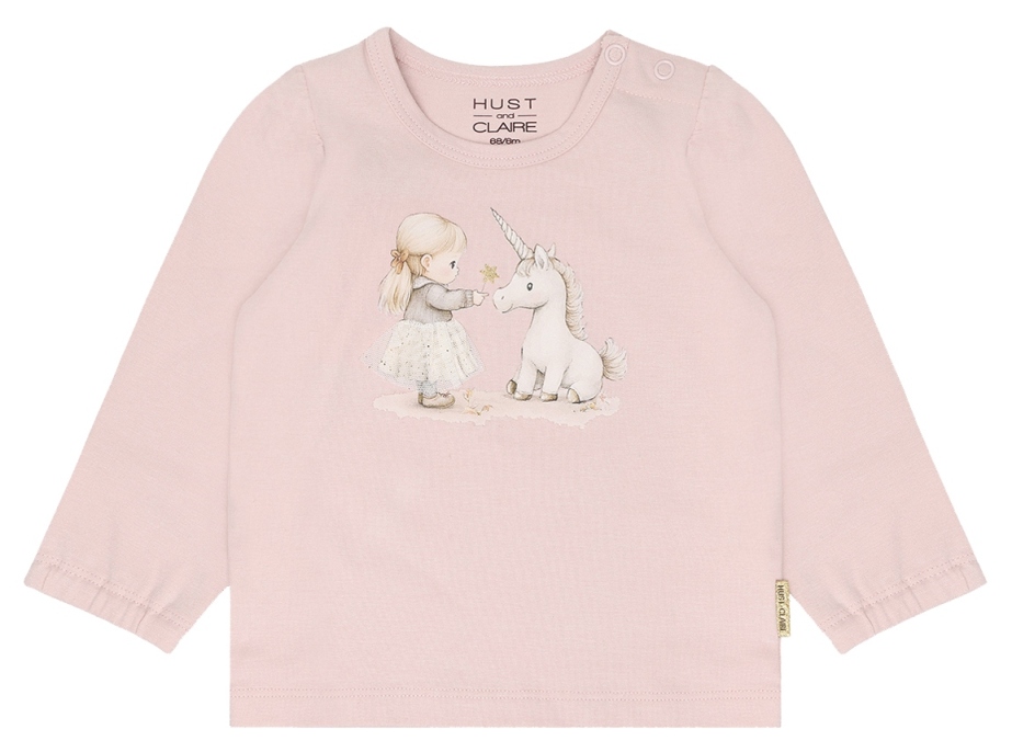 Hust & Claire Baby Langarmshirt Hushed Pink