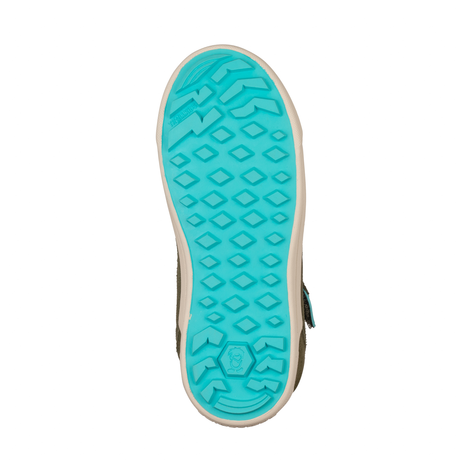 Trollkids Gryllefjord Mid Cut Boots Mystic Blue/Pine Green