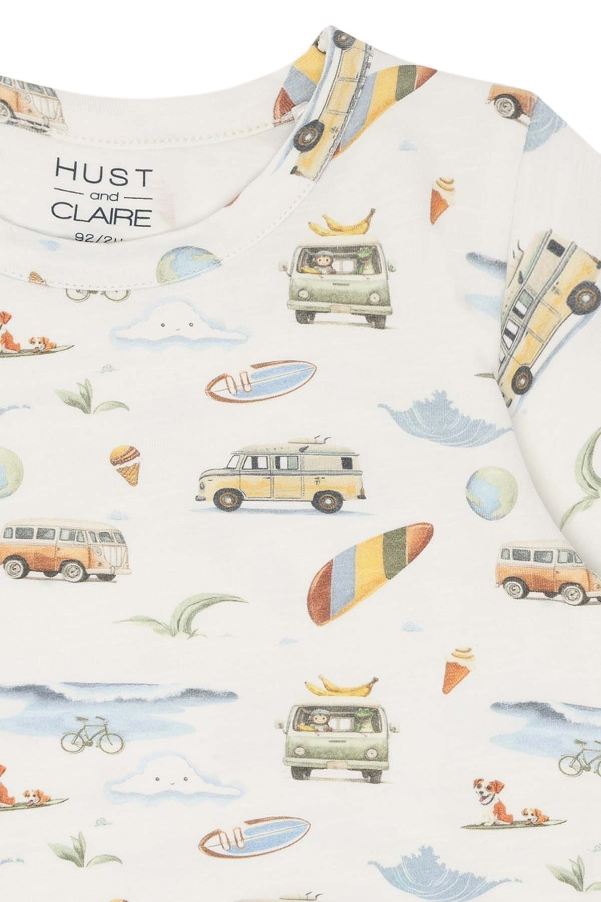 Hust & Claire Baby Boy T-Shirt Excursion Ivory