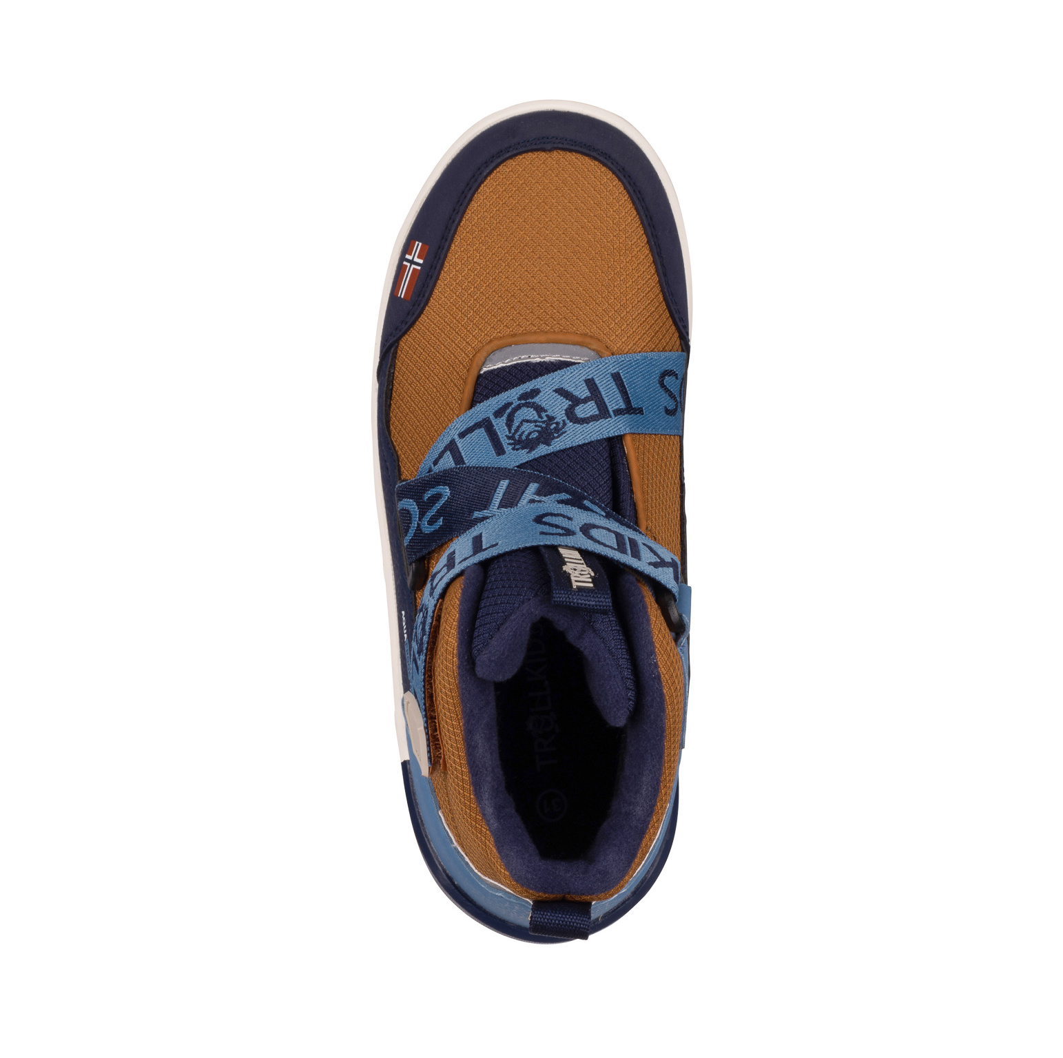 Trollkids Nordfjord Barfuß Winter Hiker Teak Brown/Navy