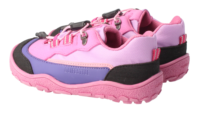 bLIFESTYLE Barfußschuh Landschildkröte TEX himbeere