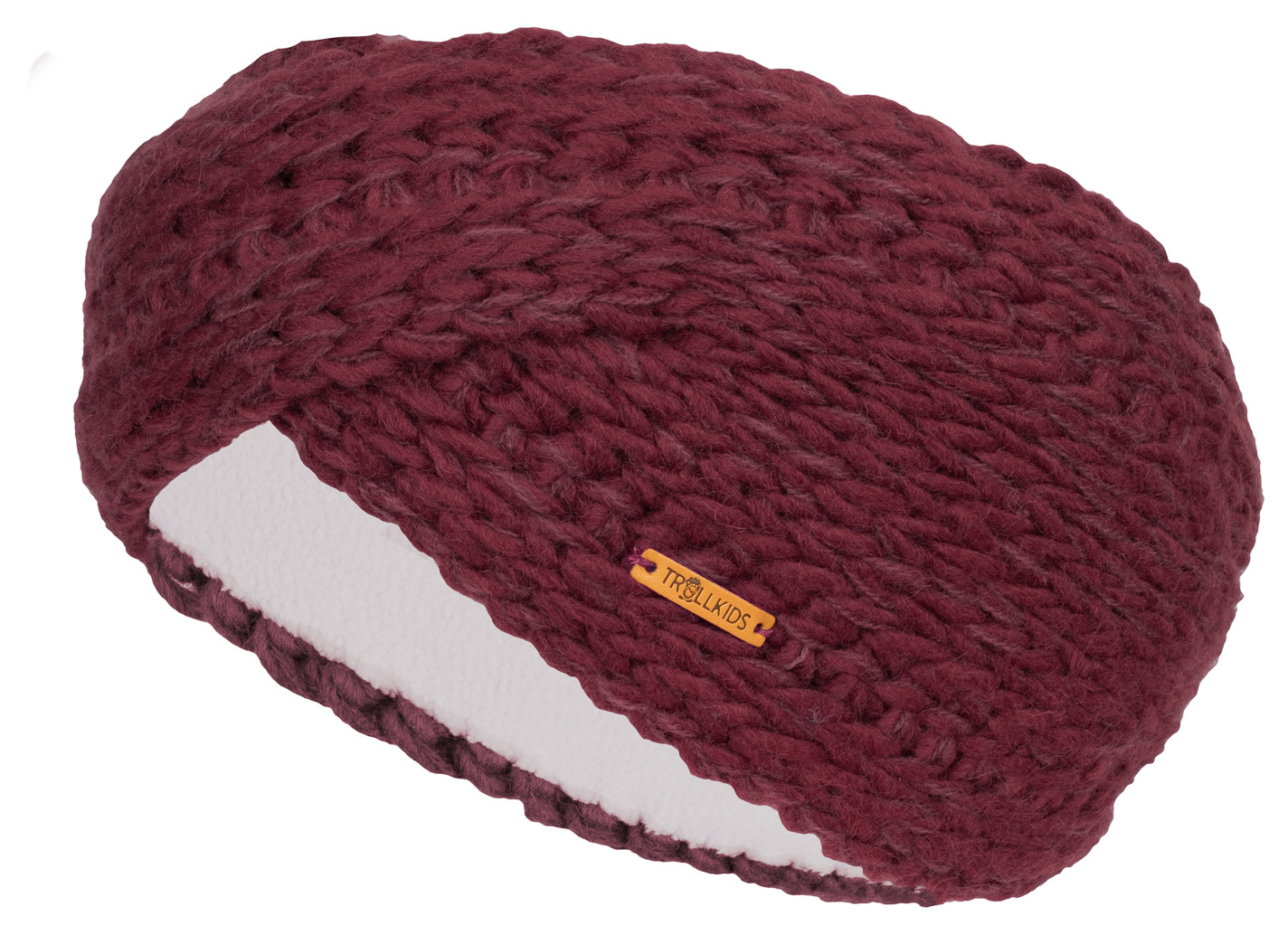 Trollkids Girls Winter Headband Deep Ruby