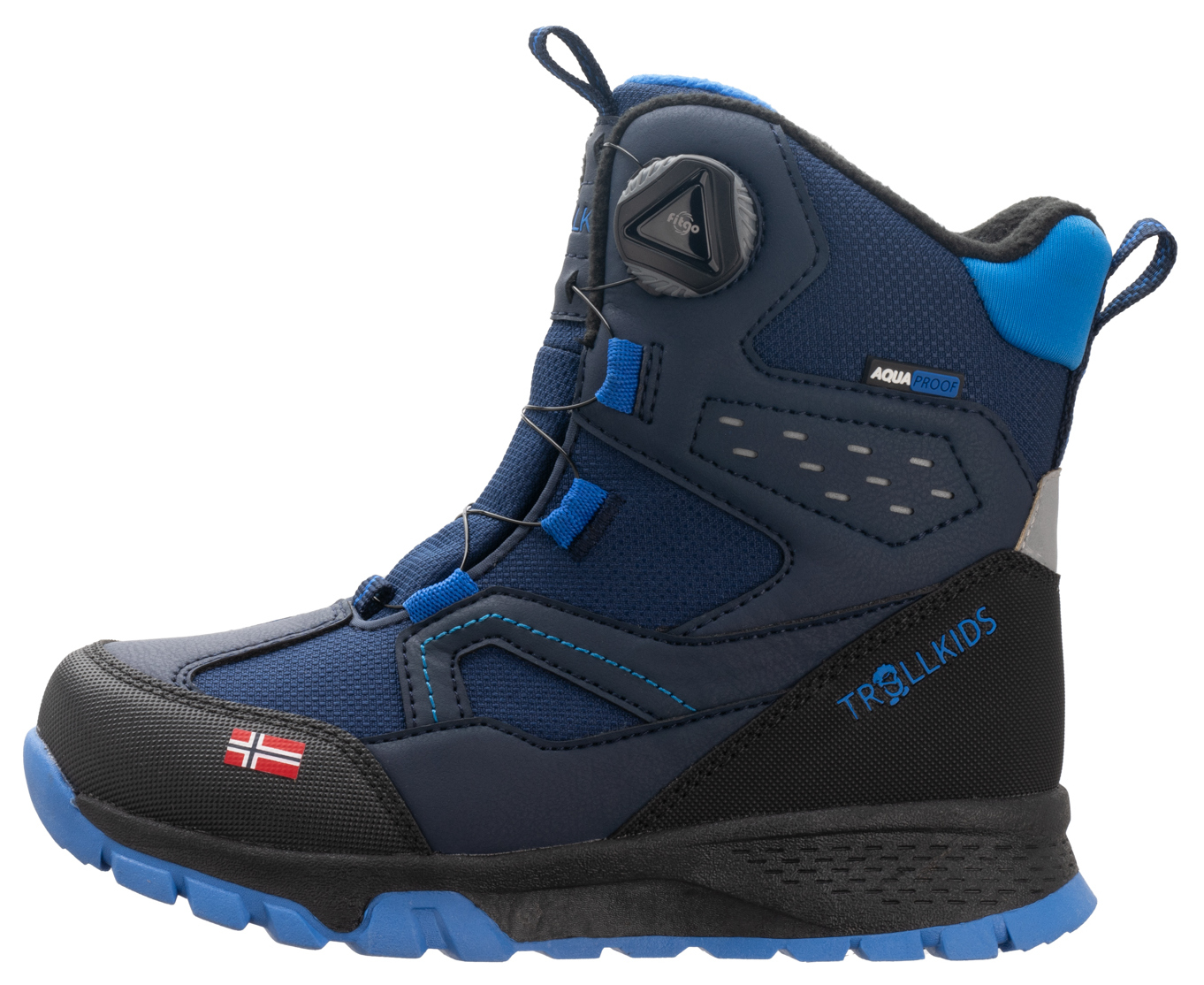 Trollkids Kirkenes Winter Boots Navy /Medium Blue