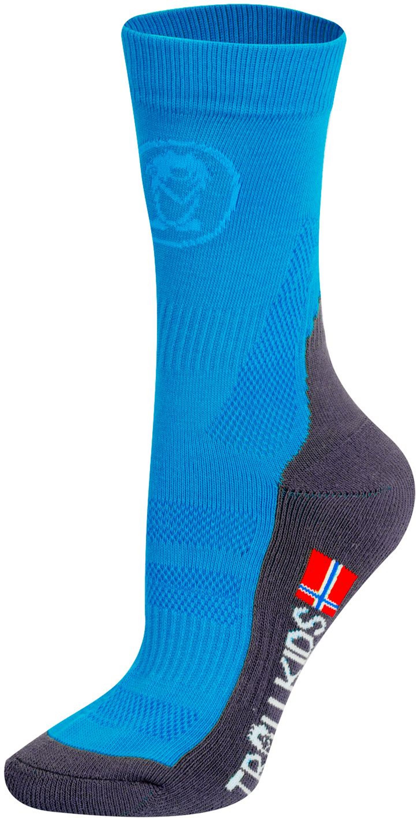 Trollkids Trekking Mid Cut Socks 2er Pack medium blue