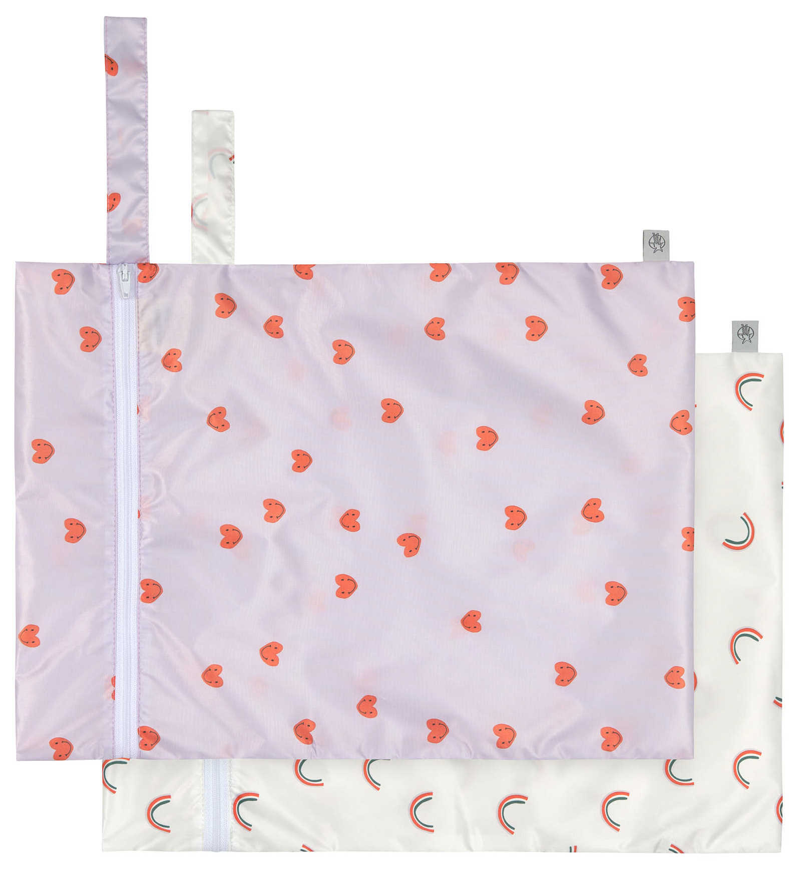 Lässig Nasstasche 2er Pack Happy Rascals lavender