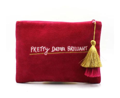 House of disaster Clutch 'I'm Pretty, Pretty Damn Brilliant' 18.5 x 24.6 x 1.7 cm