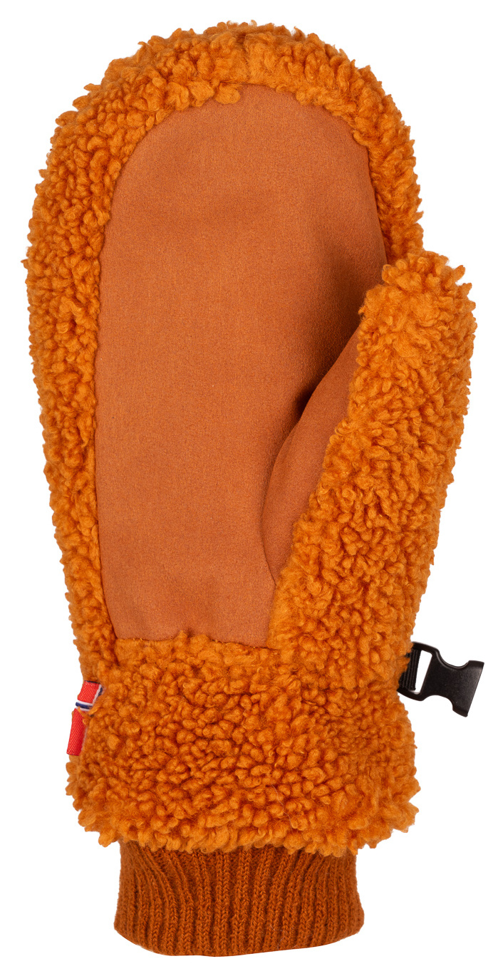 Trollkids Trollfjord Fleece Mitten Teak Brown
