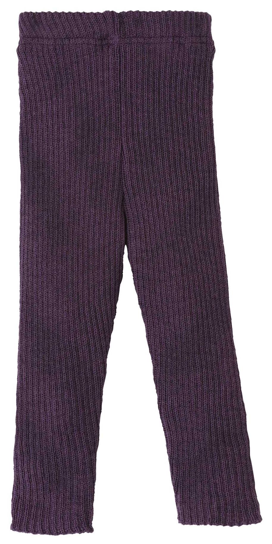 Disana Strick Leggings Aubergine
