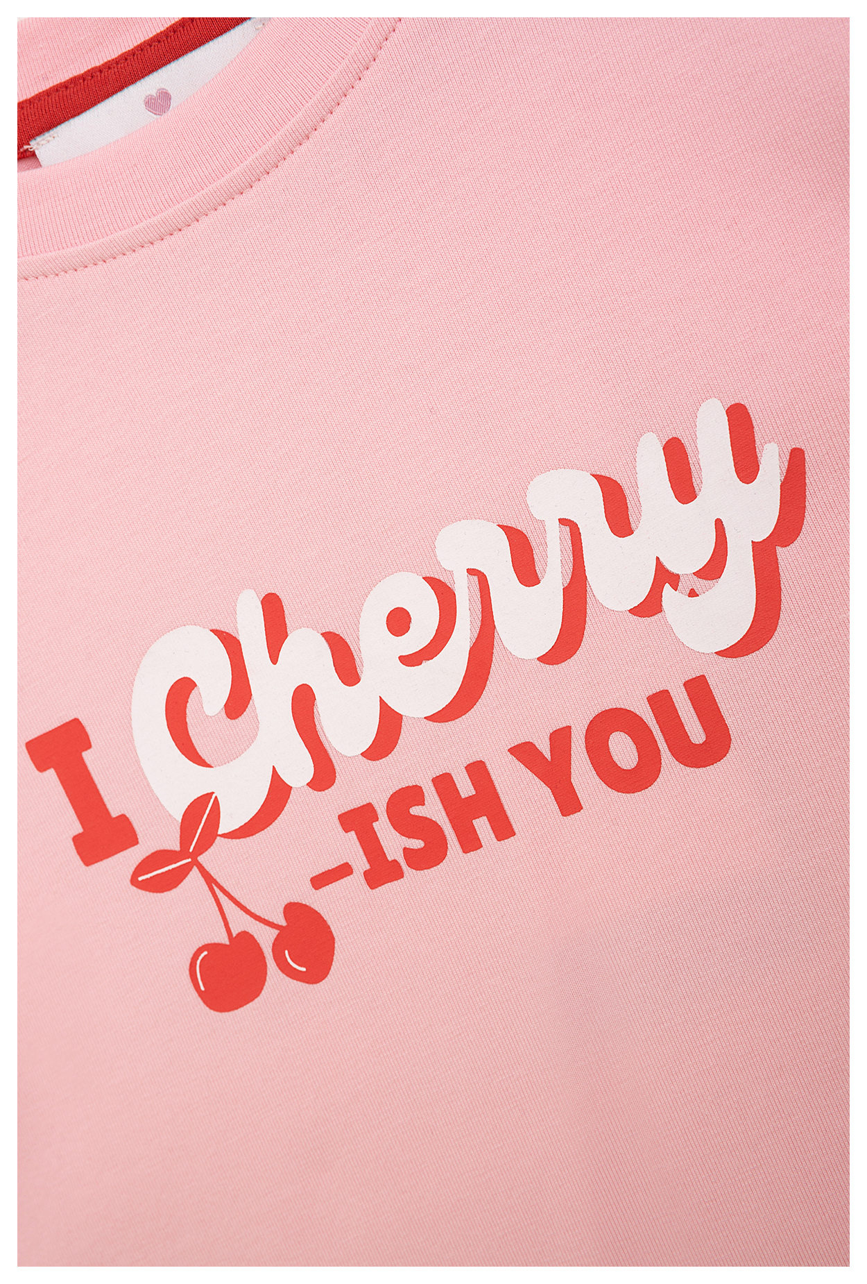 Danamade Kurzarmshirt  Cherry rose