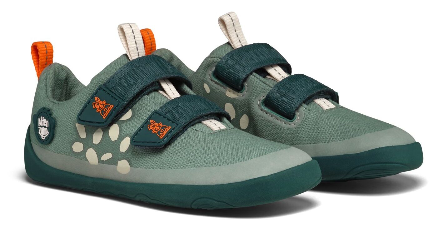 Affenzahn Halbschuh Baumwolle Lucky Hase Türkis