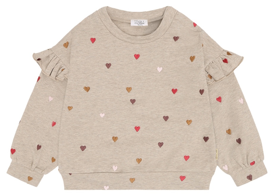Hust & Claire Sweatshirt Heartbeat Biscuit