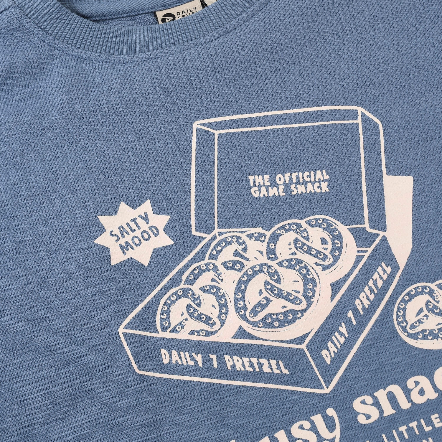 Daily Seven Boy Langarmshirt ash blue