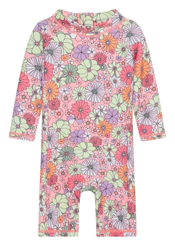 Color Kids Baby Badesuit lang UPF 60+ coral blush