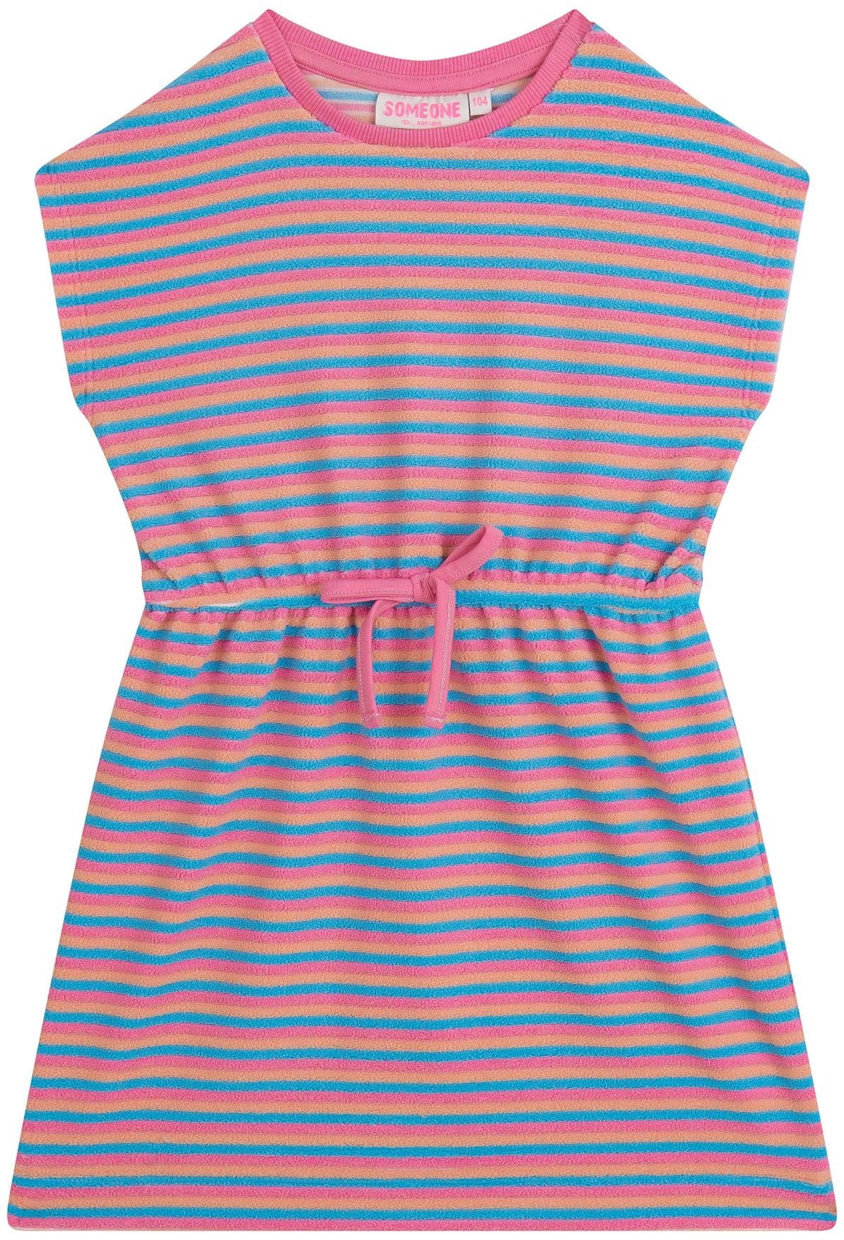 Someone Kleid Frottee Stripes multi
