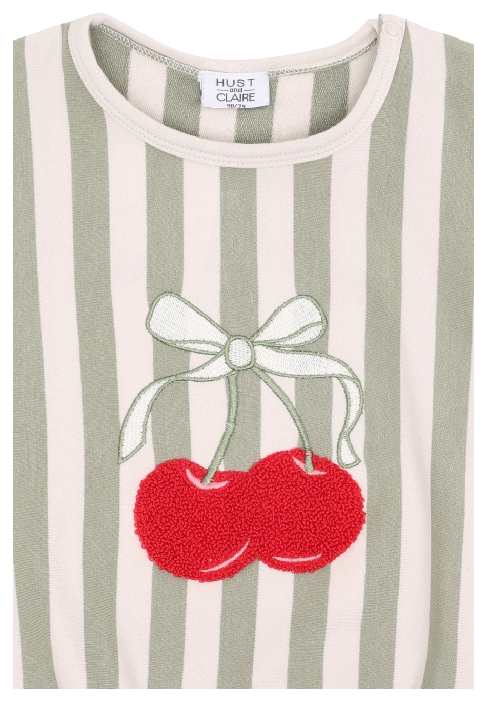 Hust & Claire Girl Sweatshirt Cherry green