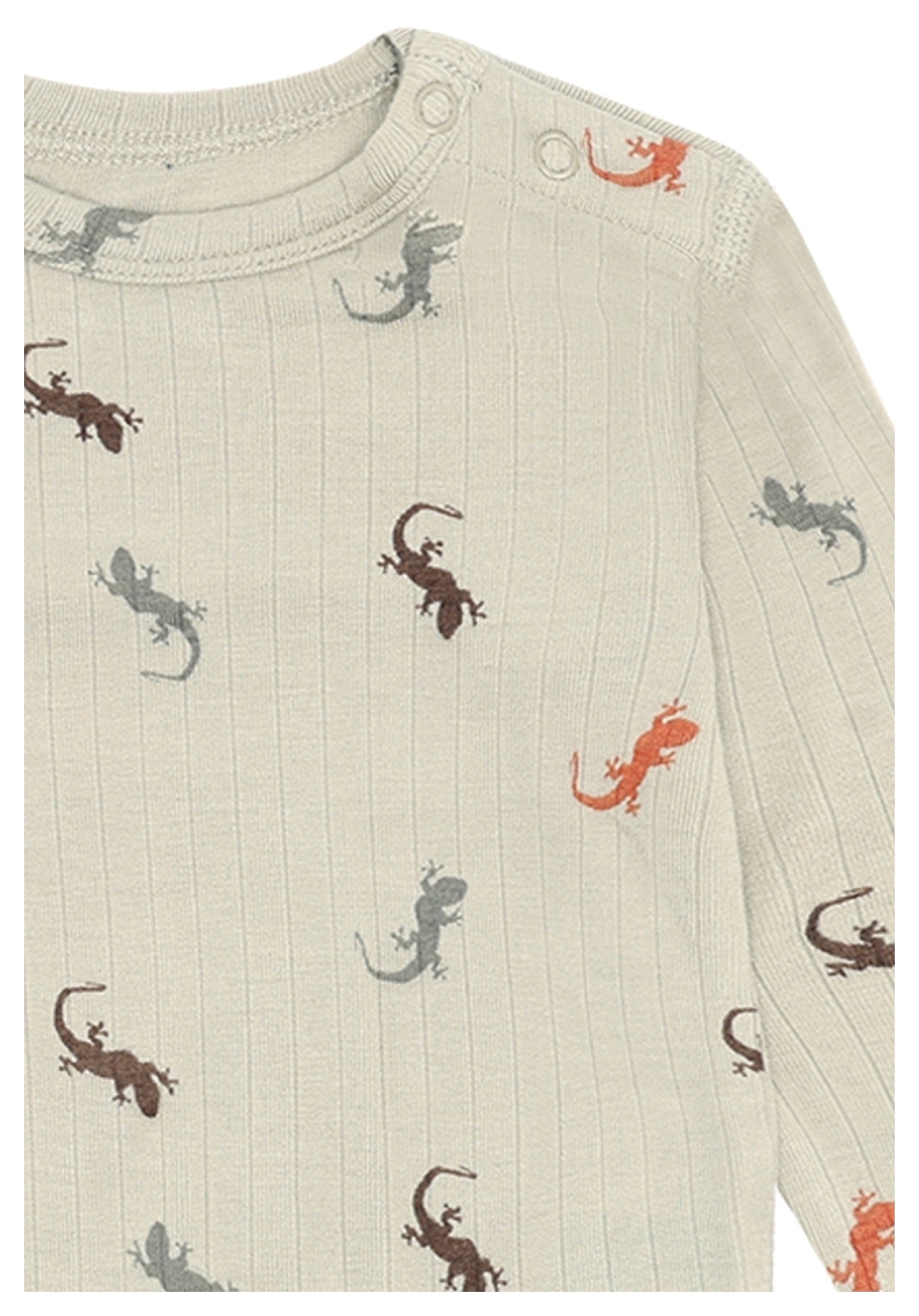 Hust & Claire Baby Body Lang Bambus Lizards Green Stone