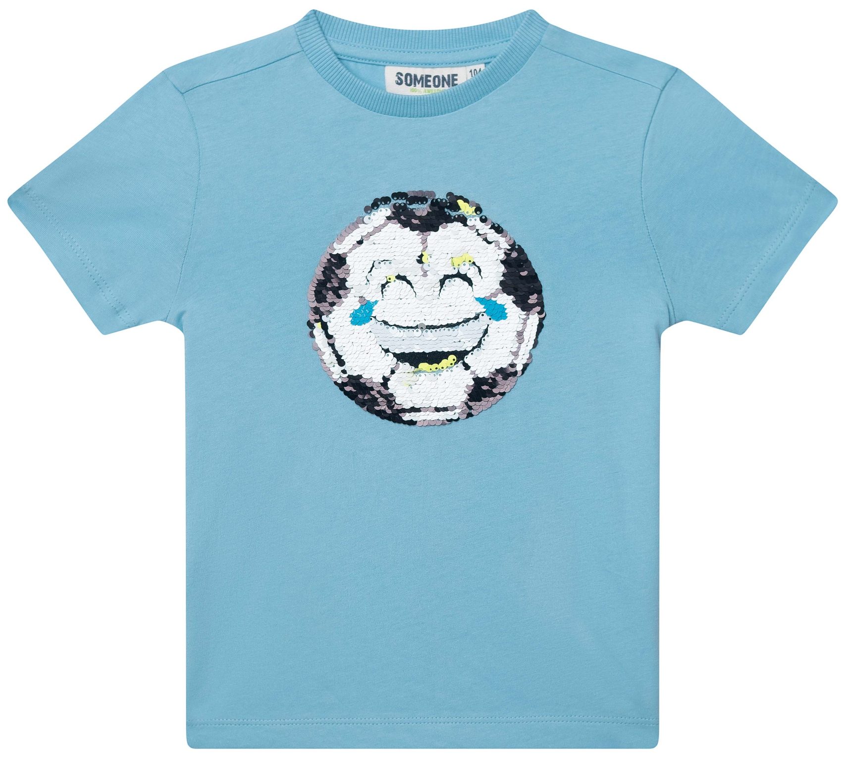 Someone Boy Kurzarmshirt Fußball blue