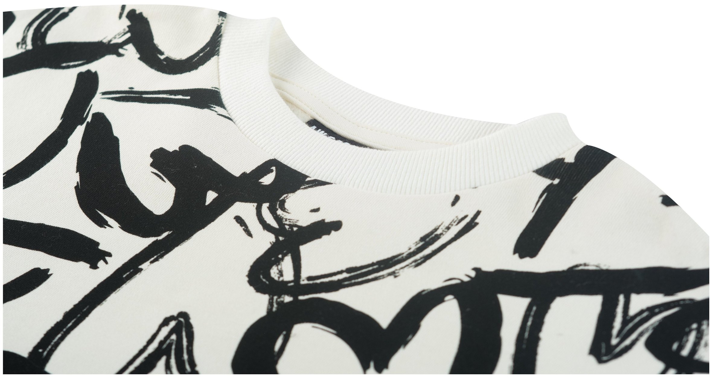 Someone Girl Sweatshirt Heart dark ecru