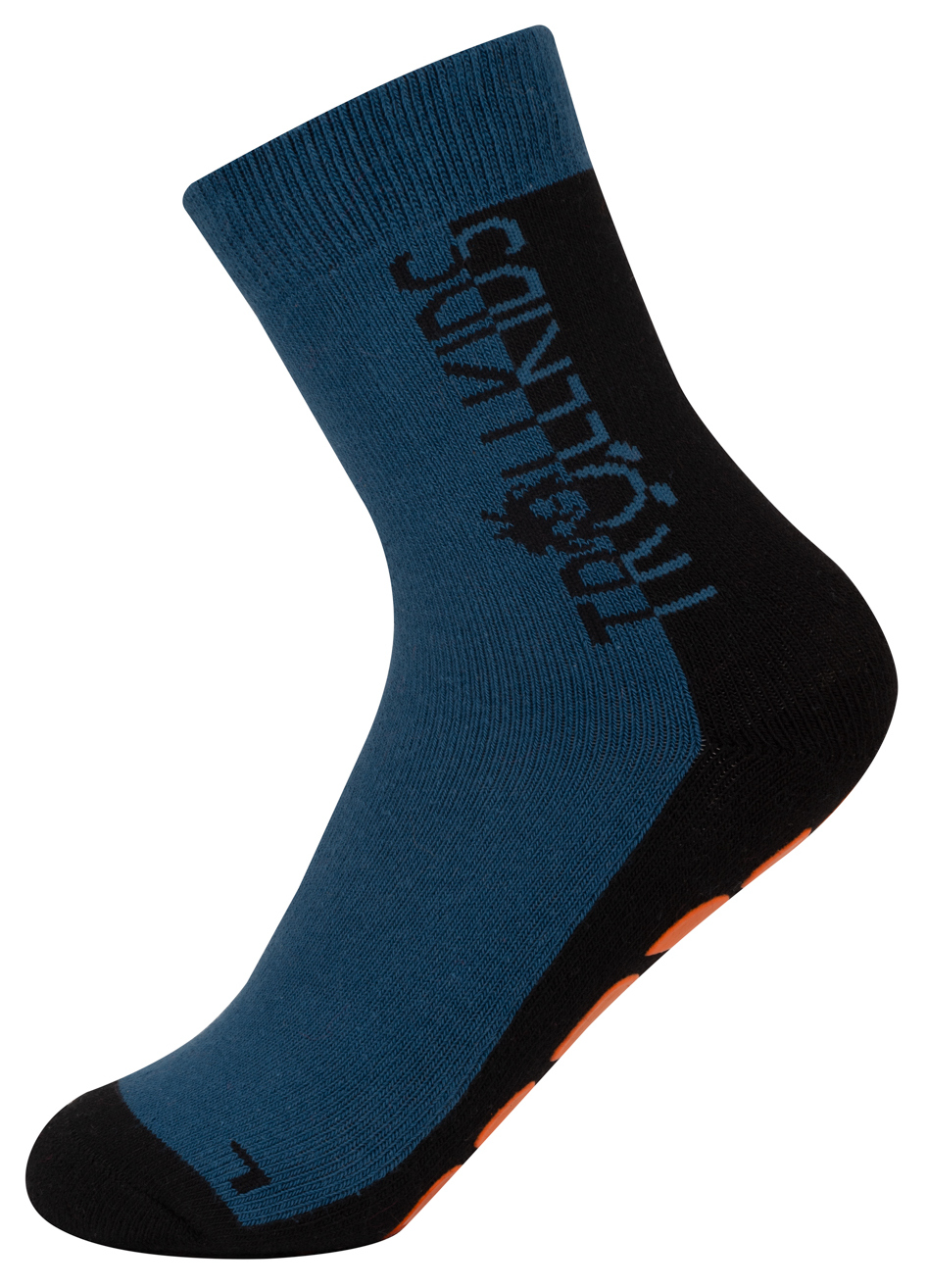 Trollkids Anti Slip Socks Nordic Blue/Black