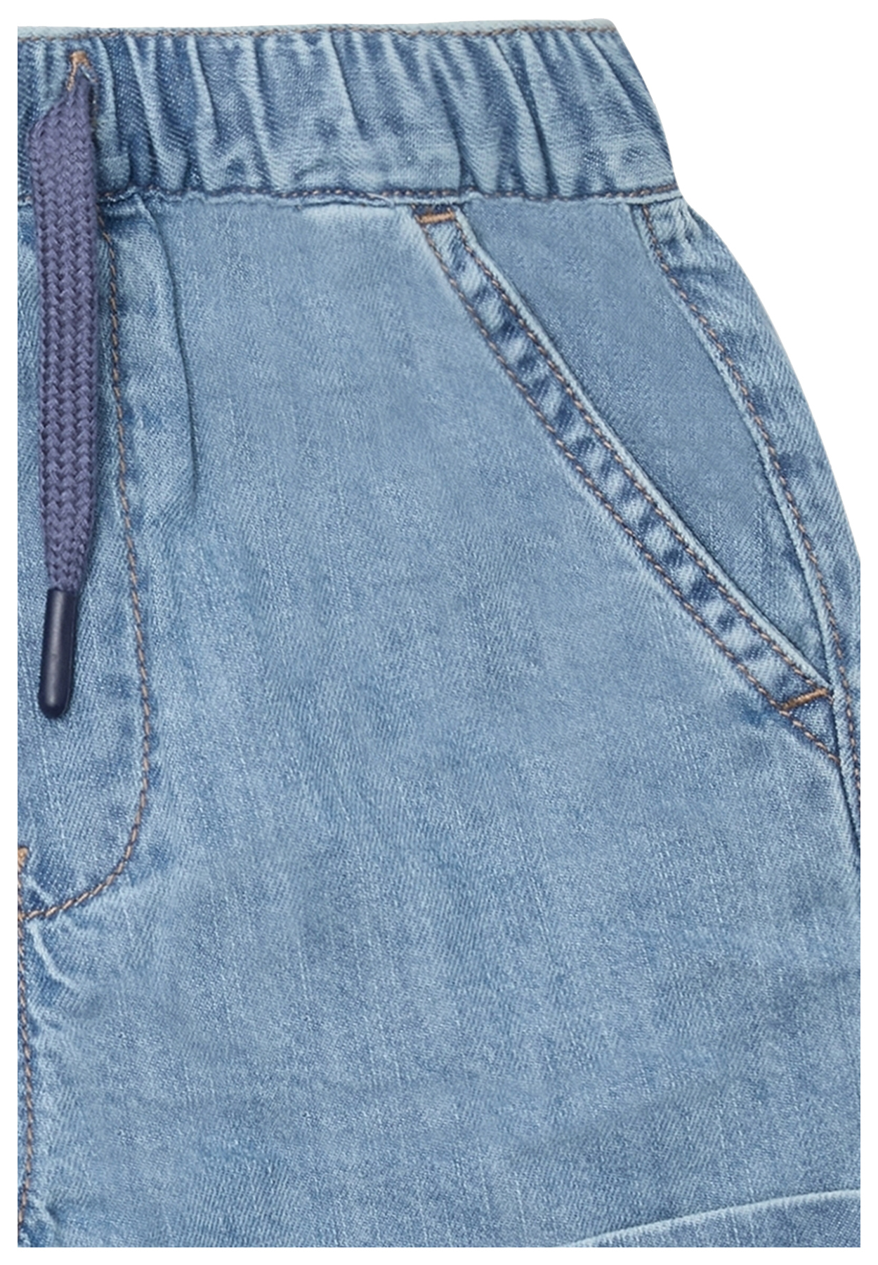 Hust & Claire Hans Shorts Washed Denim