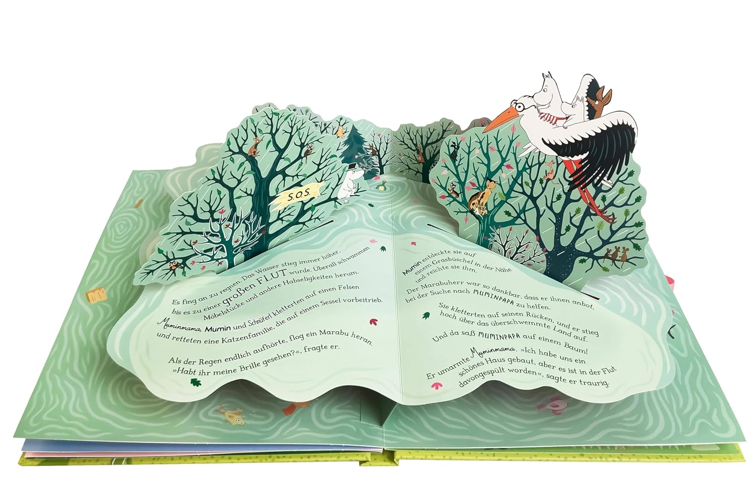 Pop-Up-Buch Mumins finden ein Zuhause