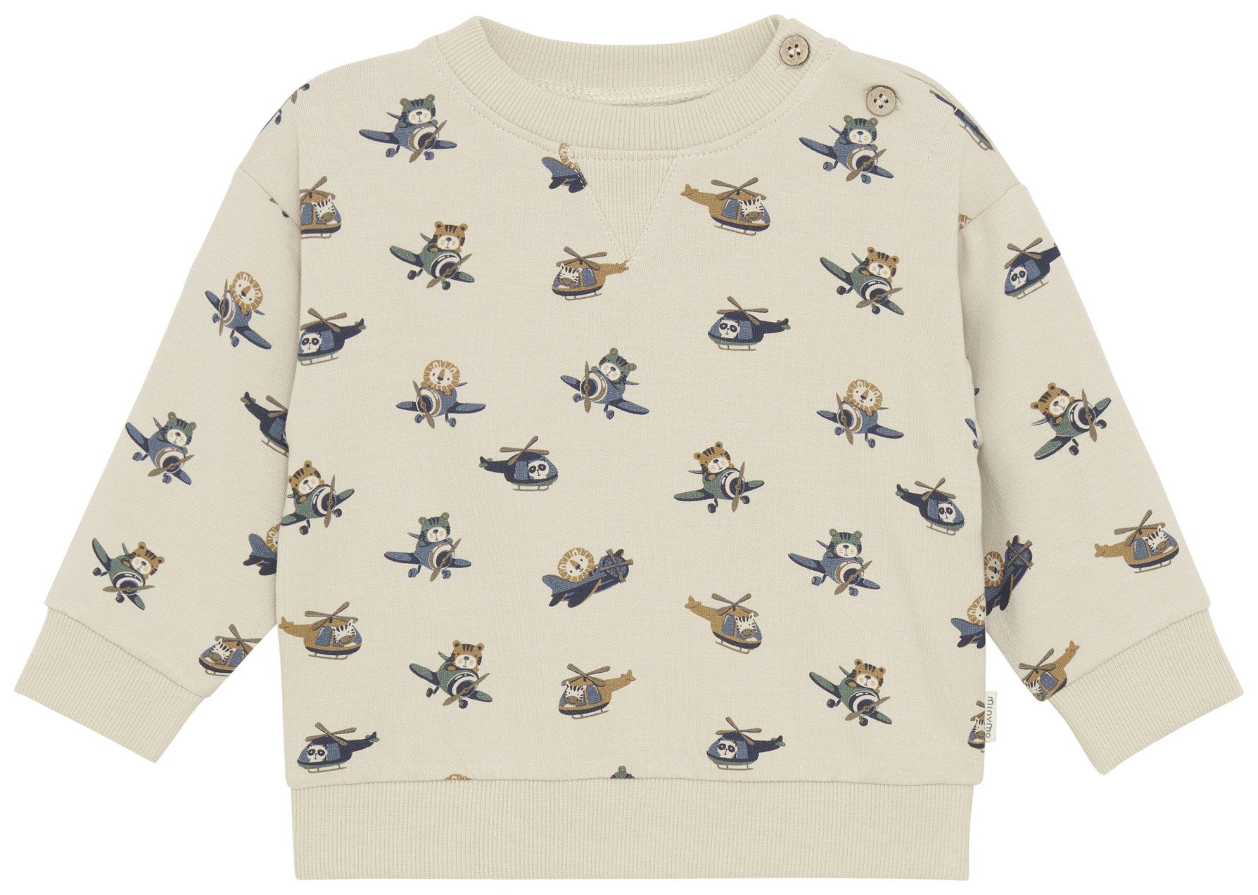 Minymo Baby Sweatshirt Piloten tan