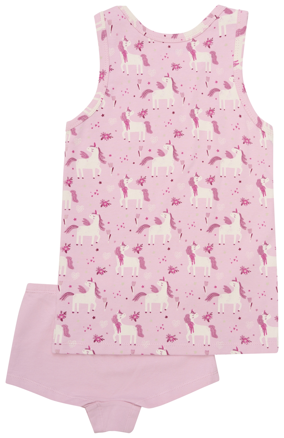 Minymo Girl Unterwäsche Set Einhorn mauve