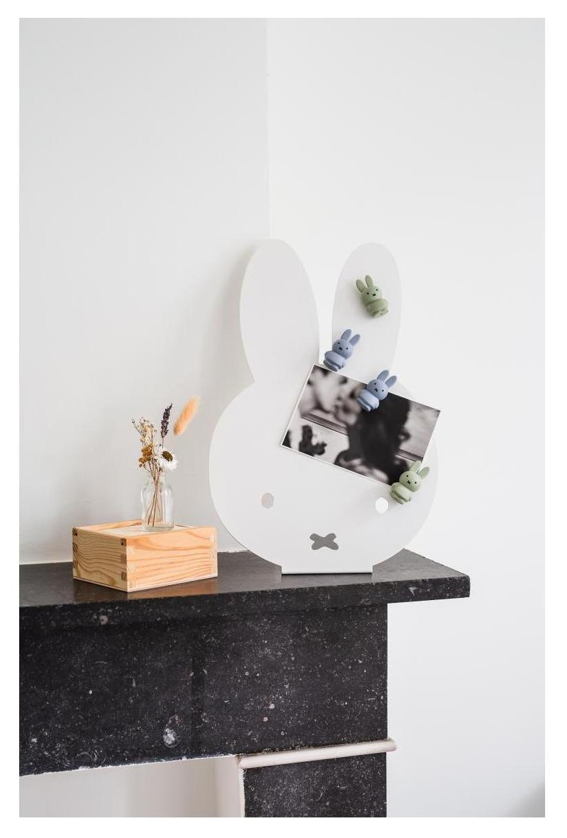 Atelier Pierre Magnete Miffy silver blue 4.6cm