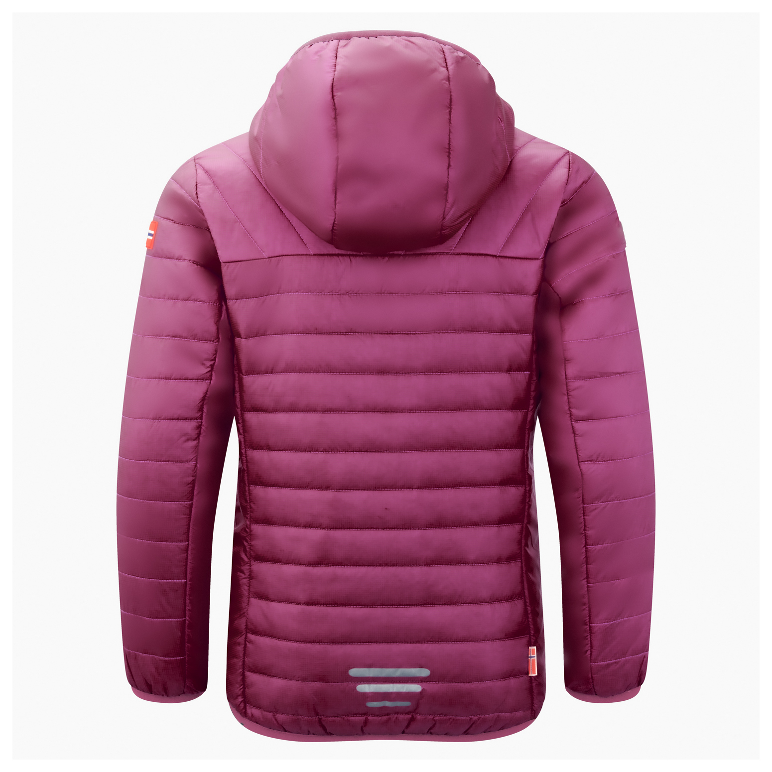Trollkids Girls Eikefjord Steppjacke Bright Berry Lagoon Blue