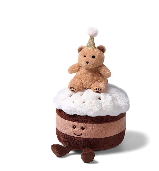 Hugs Raffles Bear Birthday Cake 22 cm