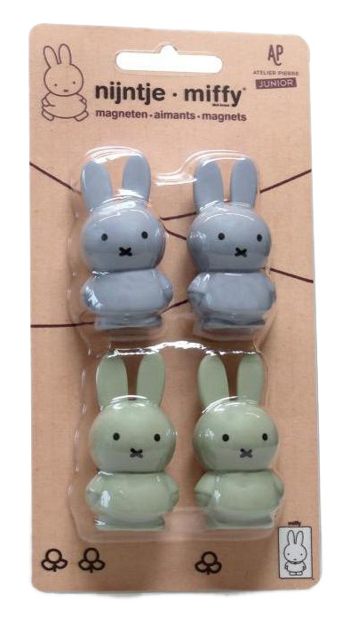 Atelier Pierre Magnete Miffy silver blue 4.6cm