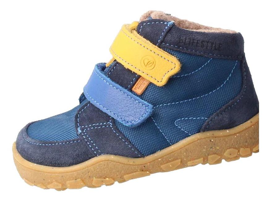 bLIFESTYLE Barfussschuh Tex Biber Kids nachtblau