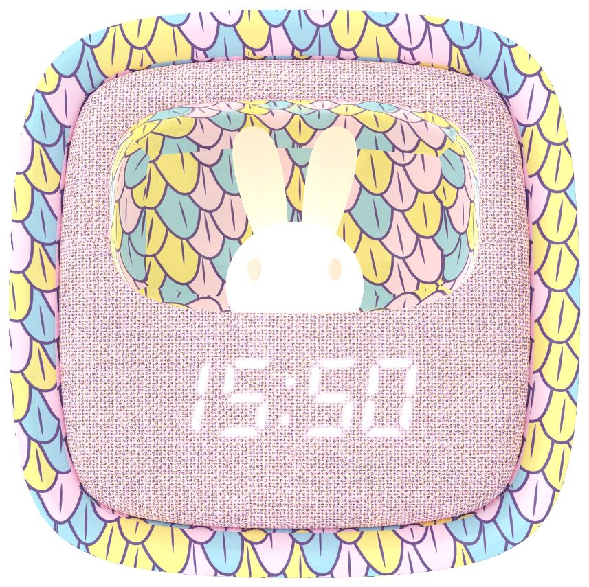 MOB Wecker Billy mit Nachtlicht Mermaid Rainbow