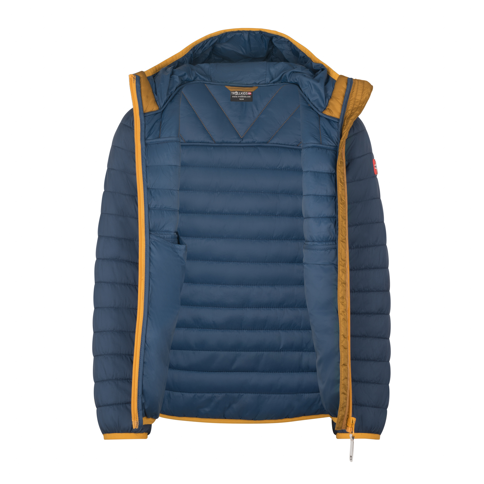 Trollkids Eikefjord Steppjacke Bronze Mystic Blue