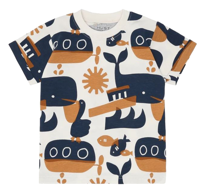 Hust & Claire Boy T-Shirt Oceanlife Snow White