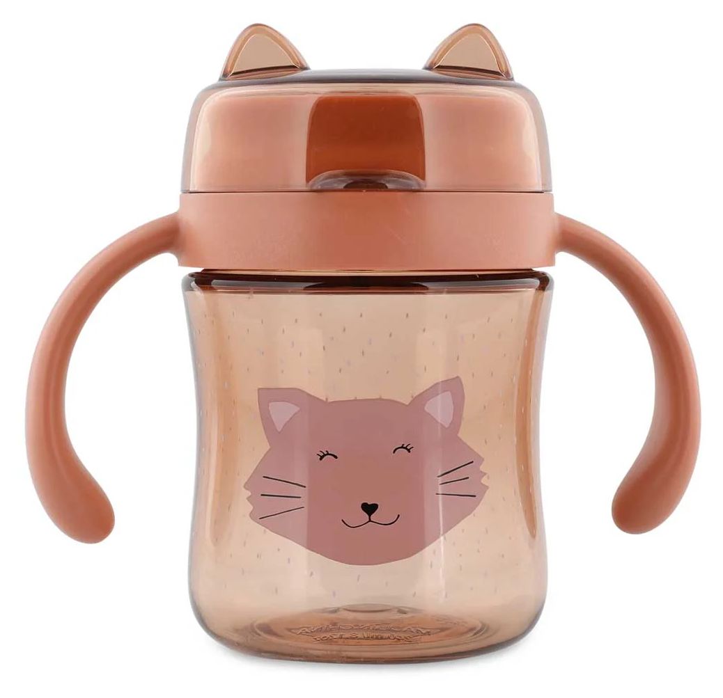 trixie 360° Trinkbecher mit Griffen - Mrs. Cat