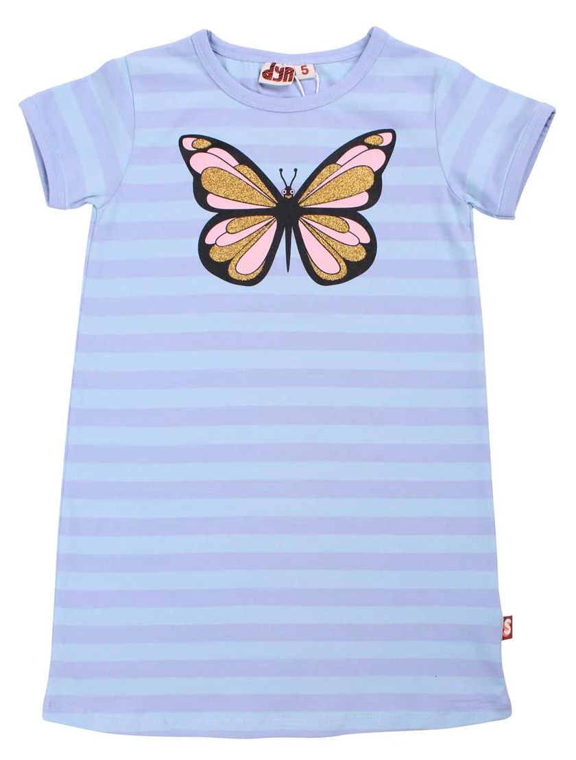 DYR Kleid Dyrloud Sommerfugl Lila/Blue
