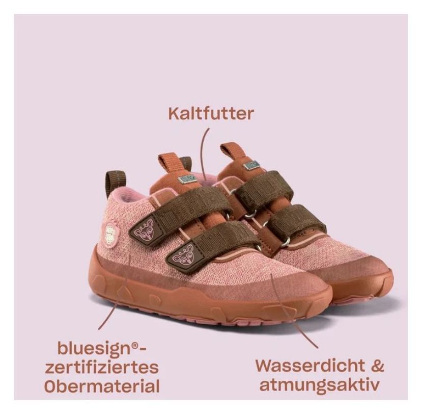 Affenzahn Low Boot Knit Happy Butterfly