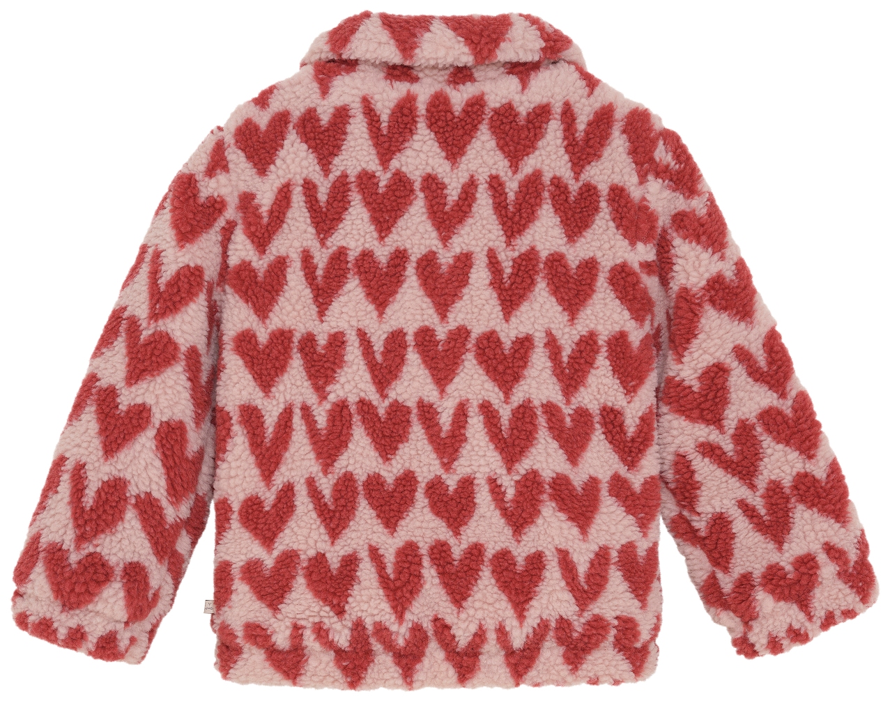 Daily Seven Girl Teddy Jacke Heart mauve