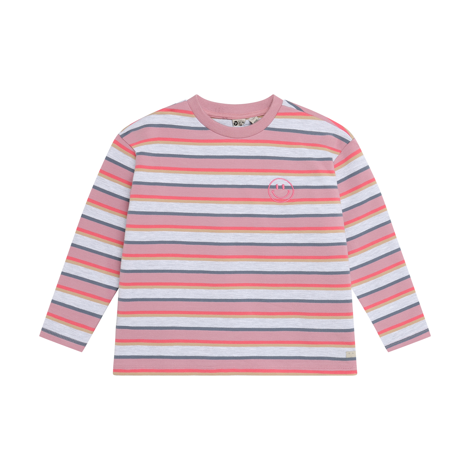 Daily Seven Girl Langarmshirt Striped lila