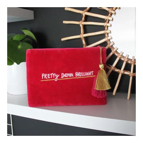 House of disaster Clutch 'I'm Pretty, Pretty Damn Brilliant' 18.5 x 24.6 x 1.7 cm