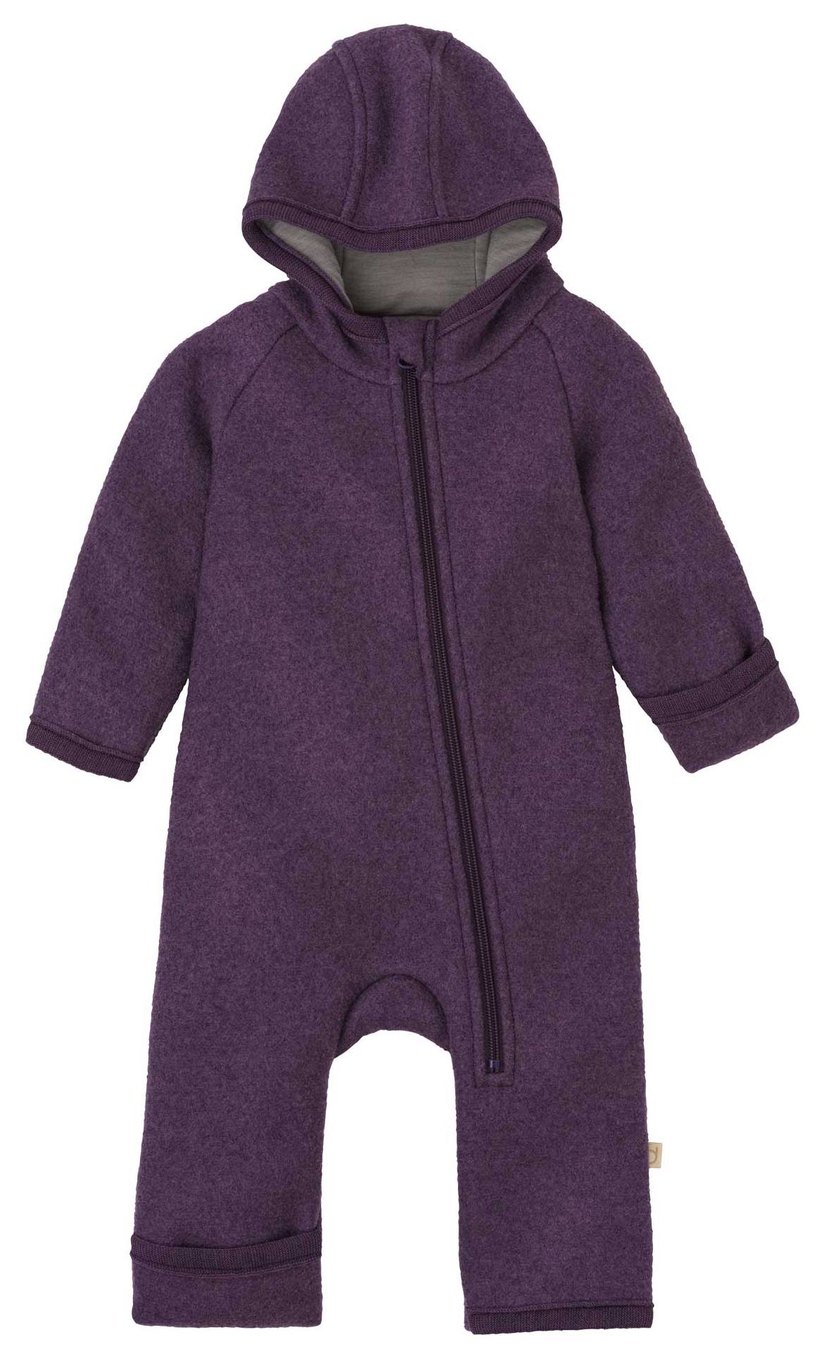 Disana Baby Walk Overall Zip Aubergine