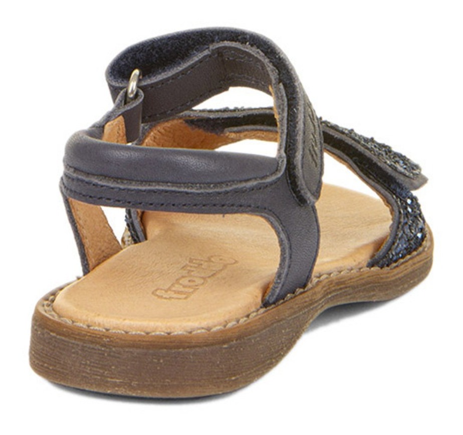 Froddo Girl Sandalen Lore Sparkle Klett Dark Blue